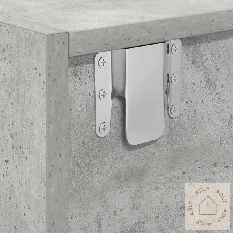 Tv-Benker 2 Stk Betonggrå 80X31X25,5 Cm Konstruert Tre