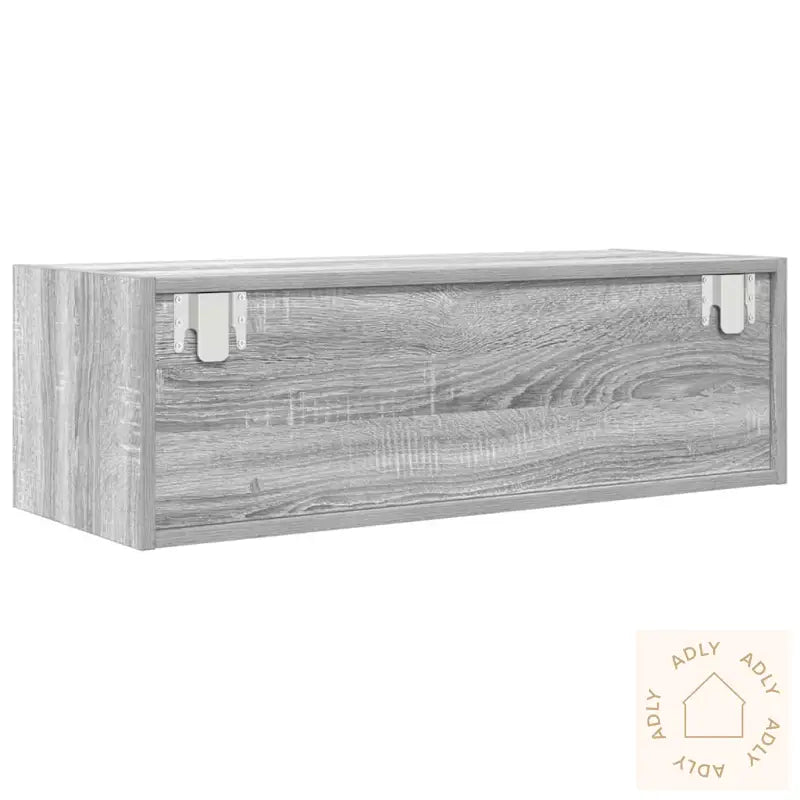 Tv-Benker 2 Stk Grå Sonoma 80X31X25,5 Cm Konstruert Tre