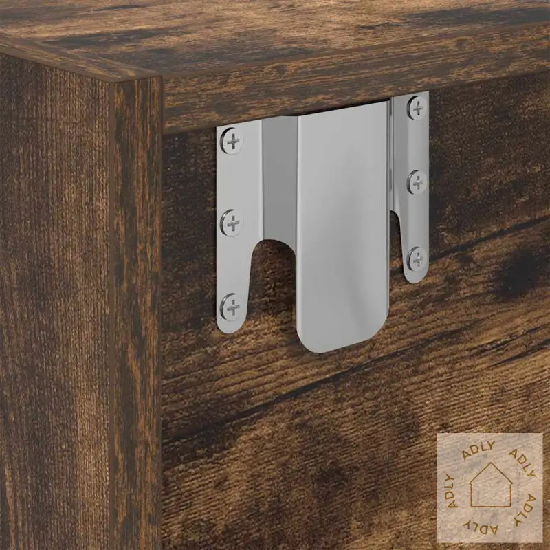 Tv-Benker 2 Stk Røkt Eik 60X31X25,5 Cm Konstruert Tre