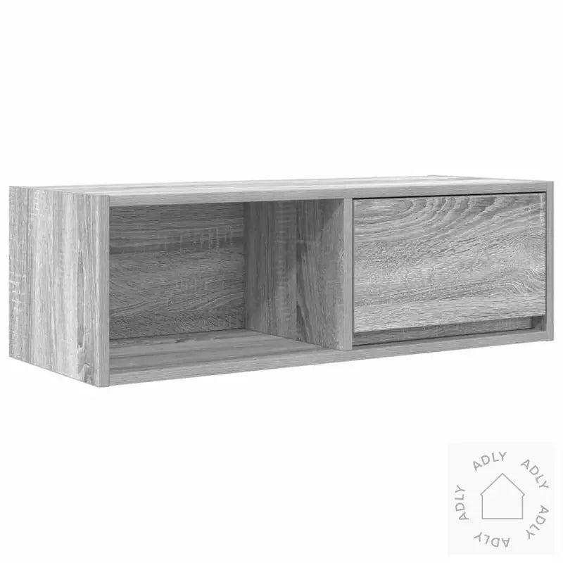 Tv-Benker 2 Stk Grå Sonoma 80X31X25,5 Cm Konstruert Tre