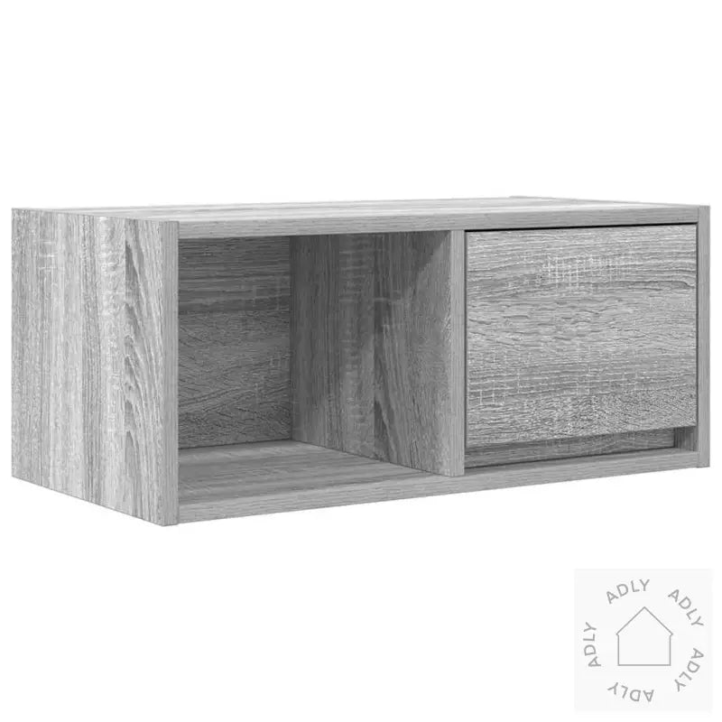 Tv-Benker 2 Stk Grå Sonoma 60X31X25,5 Cm Konstruert Tre