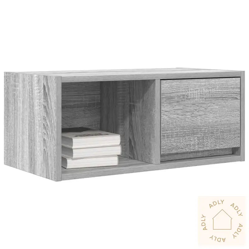 Tv-Benker 2 Stk Grå Sonoma 60X31X25,5 Cm Konstruert Tre