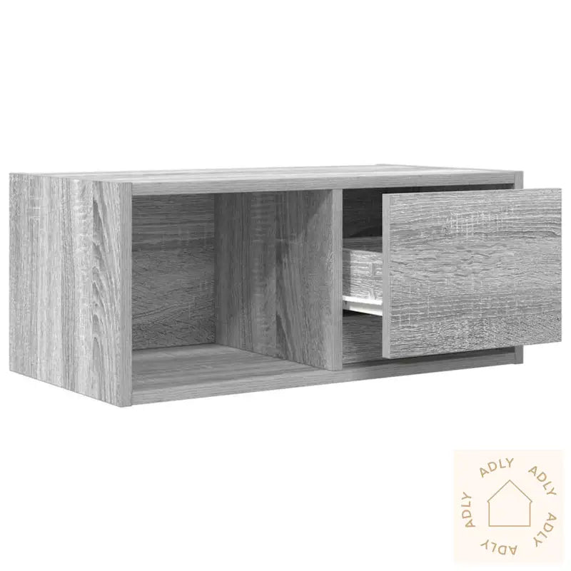 Tv-Benker 2 Stk Grå Sonoma 60X31X25,5 Cm Konstruert Tre
