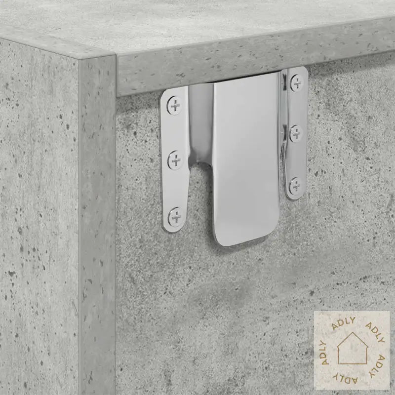 Tv-Benk Betonggrå 100X31X25,5 Cm Konstruert Tre