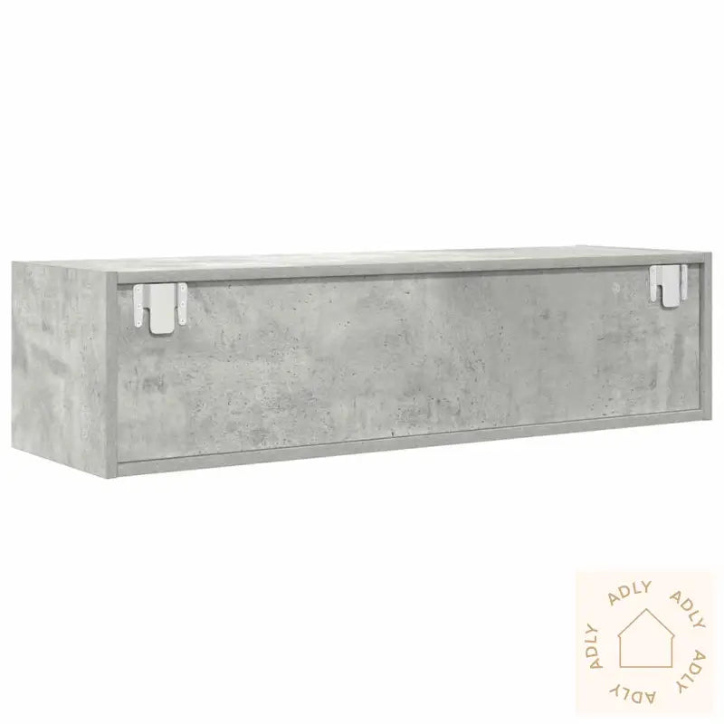 Tv-Benk Betonggrå 100X31X25,5 Cm Konstruert Tre