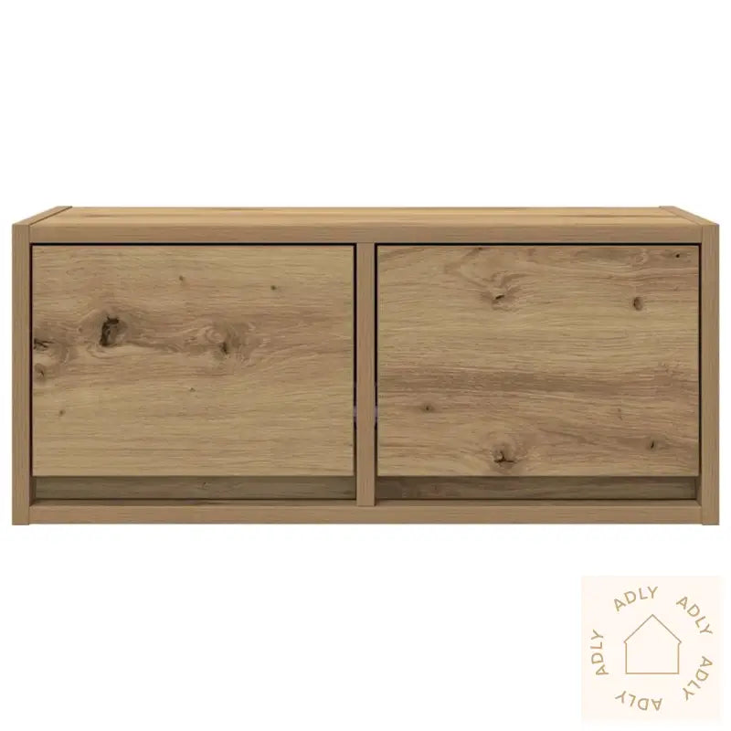 Tv-Benker 2 Stk Artisan Eik 60X31X25,5 Cm Konstruert Tre