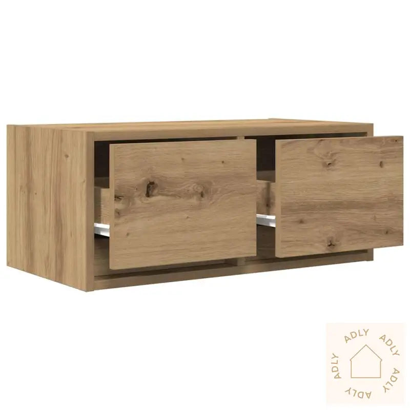 Tv-Benker 2 Stk Artisan Eik 60X31X25,5 Cm Konstruert Tre