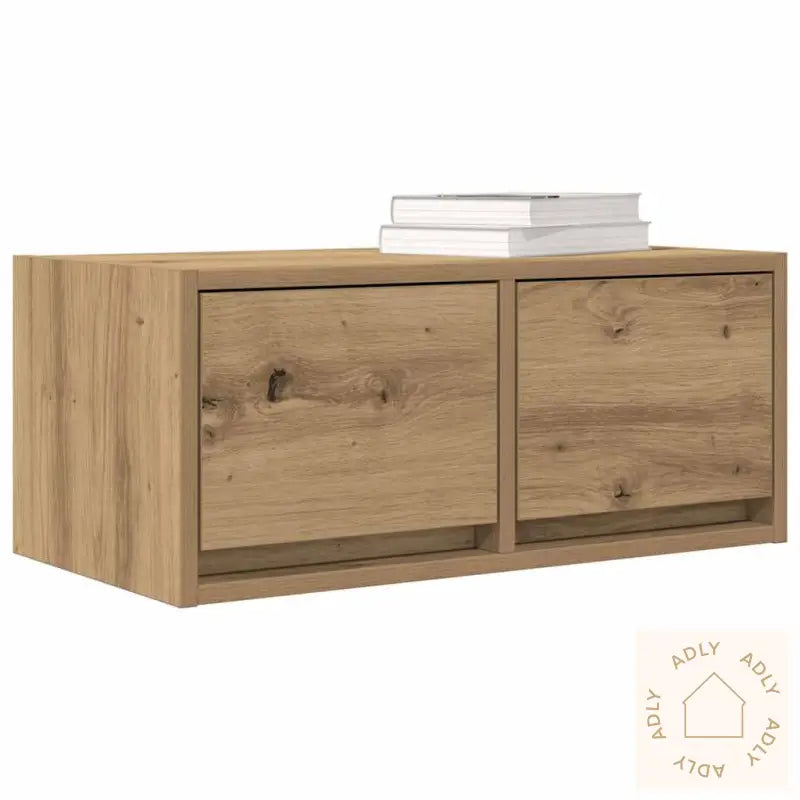 Tv-Benker 2 Stk Artisan Eik 60X31X25,5 Cm Konstruert Tre