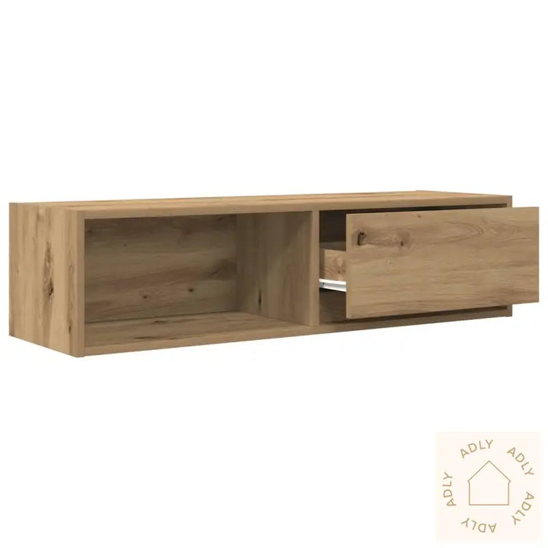 Tv-Benker 2 Stk Artisan Eik 100X31X25,5 Cm Konstruert Tre