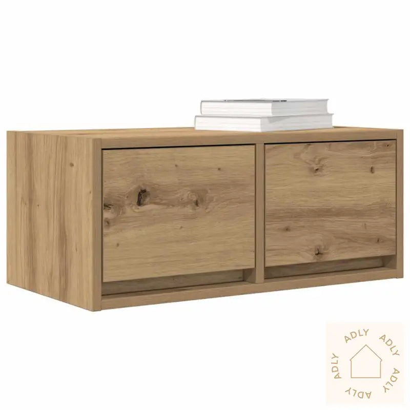 Tv-Benk Artisan Eik 60X31X25,5 Cm Konstruert Tre