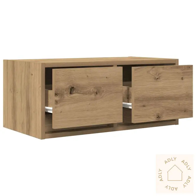 Tv-Benk Artisan Eik 60X31X25,5 Cm Konstruert Tre