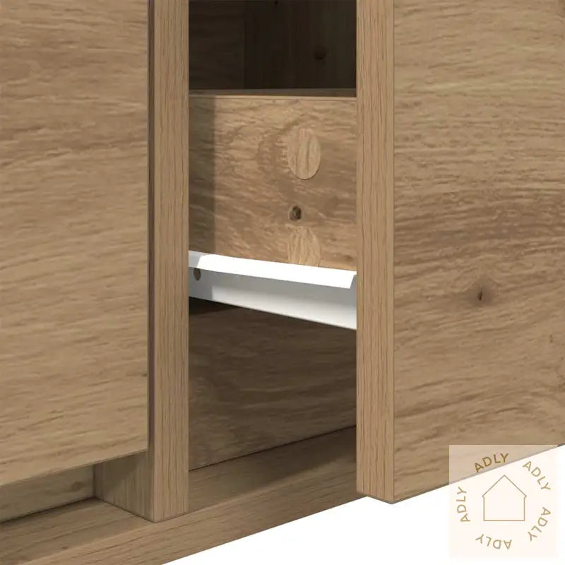 Tv-Benk Artisan Eik 60X31X25,5 Cm Konstruert Tre