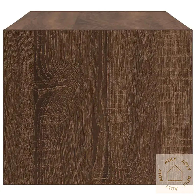 Tv-Benker 2 Stk Brun Eik 60X31X25,5 Cm Konstruert Tre