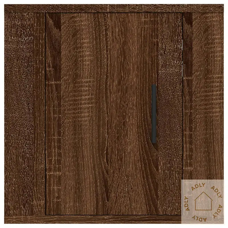 Vegghengte Tv-Benker 2 Stk Brun Eik 40X34,5X40 Cm