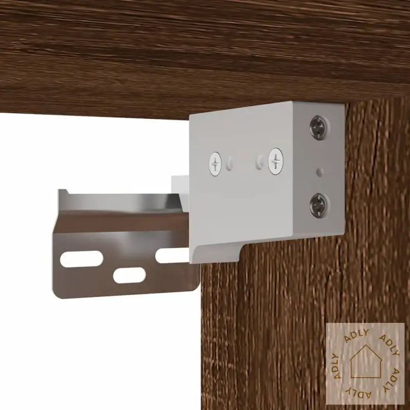 Vegghengte Tv-Benker 2 Stk Brun Eik 40X34,5X40 Cm