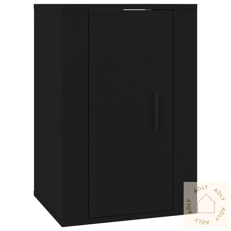 Vegghengte Tv-Benker 2 Stk Svart 40X34,5X60 Cm