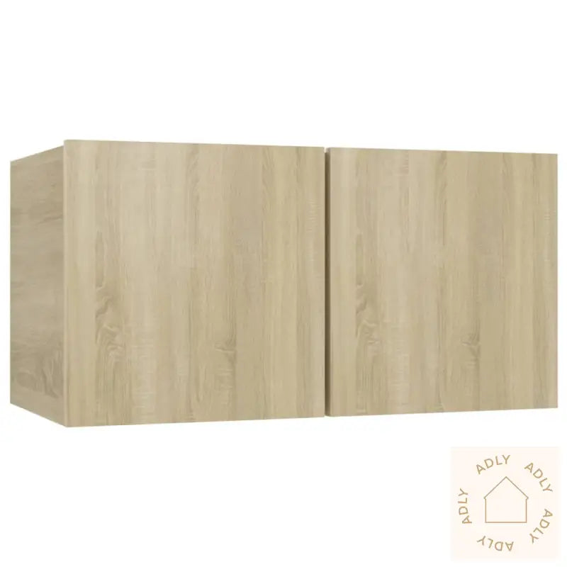 Hengende Tv-Benker 2 Stk Sonoma Eik 60X30X30 Cm