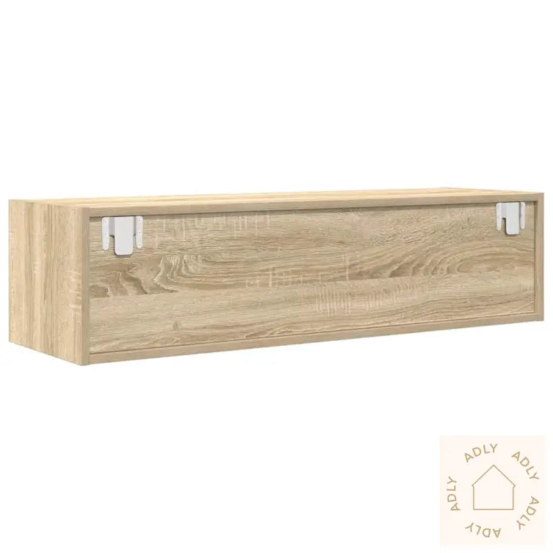 Tv-Benker 2 Stk Sonoma Eik 100X31X25,5 Cm Konstruert Tre