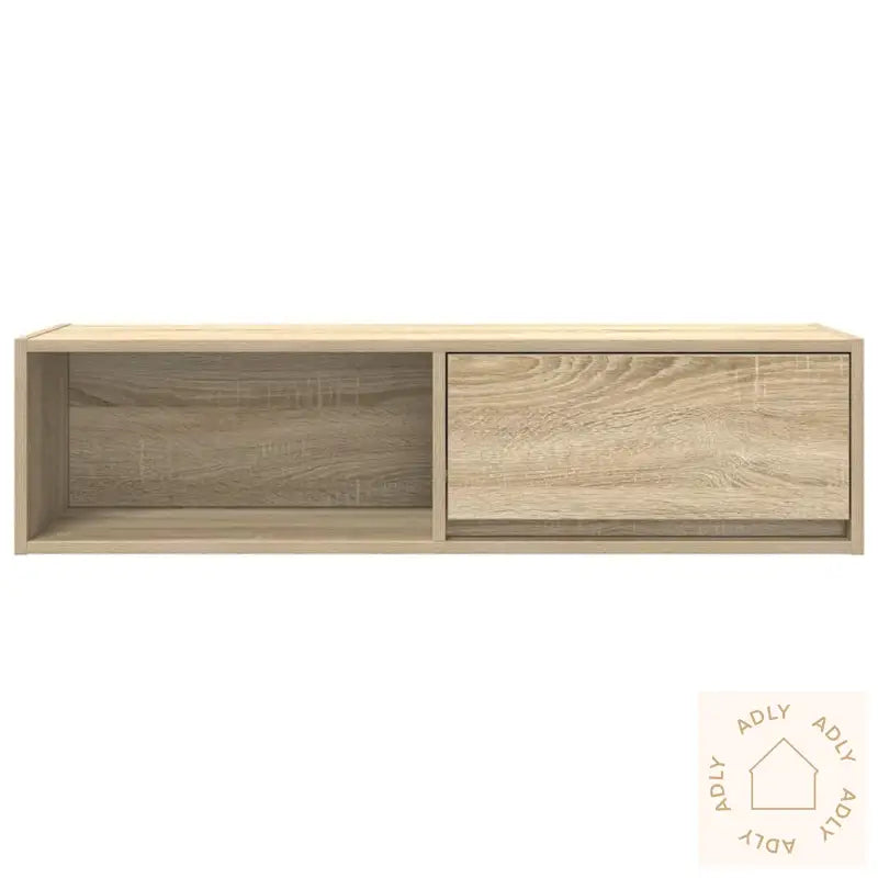 Tv-Benker 2 Stk Sonoma Eik 100X31X25,5 Cm Konstruert Tre