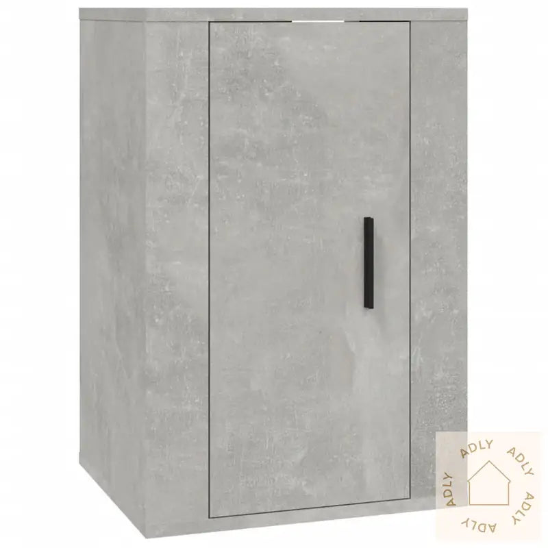 Vegghengte Tv-Benker 2 Stk Betonggrå 40X34,5X60 Cm