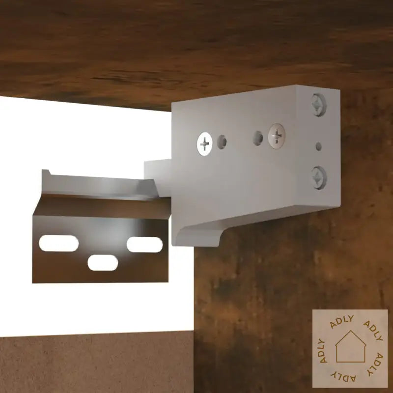 Vegghengte Tv-Benker 8 Stk Røkt Eik 30,5X30X30 Cm