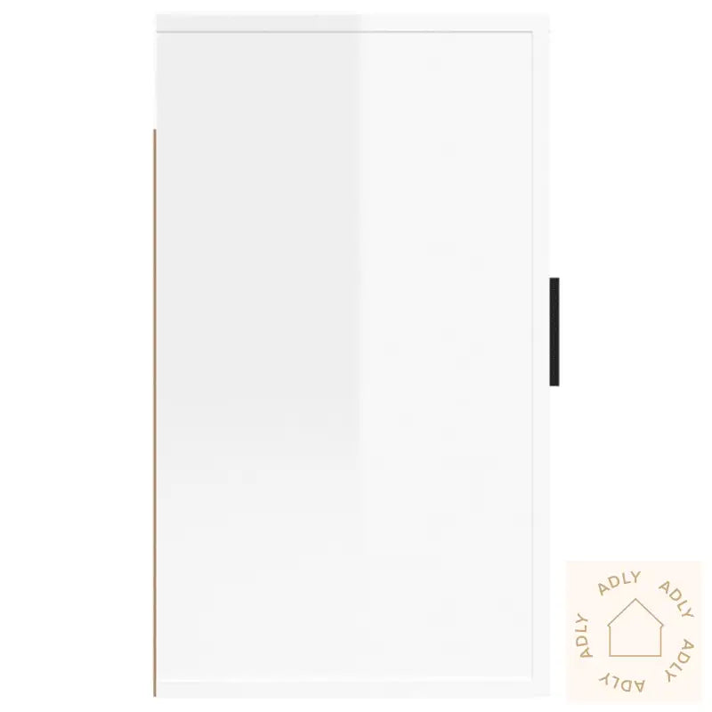 Vegghengte Tv-Benker 2 Stk Høyglans Hvit 40X34,5X60 Cm