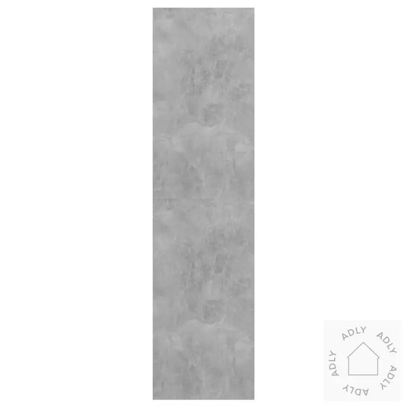 Vegghengt Tv-Benk Betonggrå 37X37X142,5 Cm Konstruert Tre