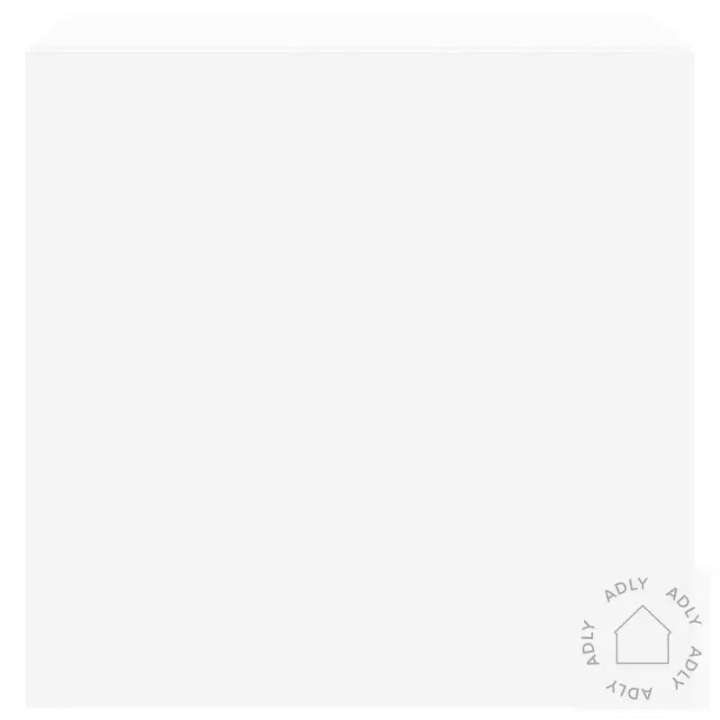 Vegghengte Tv-Benker Med Led 2 Stk Hvit 40,5X35X40 Cm