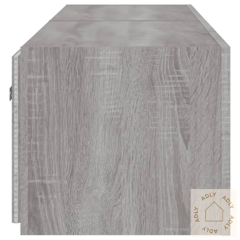 Tv-Benker Med Led-Lys 2 Stk Grå Sonoma 80X35X31 Cm