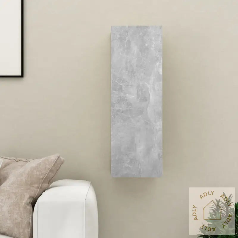 Tv-Benk Betonggrå 30,5X30X90 Cm Konstruert Tre