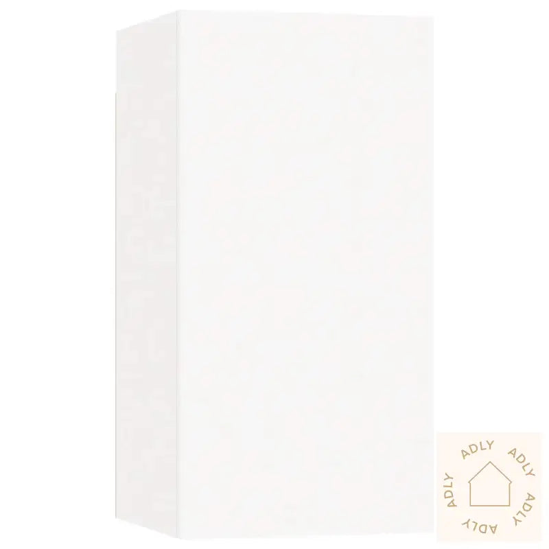 Tv-Benk 2 Stk Hvit 30,5X30X60 Cm Konstruert Tre