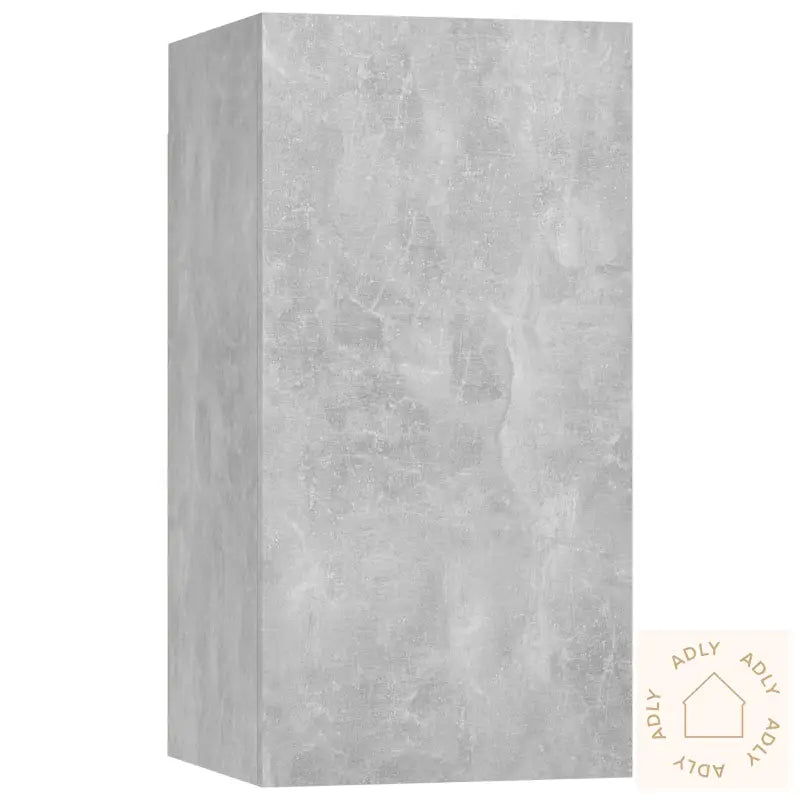 Tv-Benk 2 Stk Betonggrå 30,5X30X60 Cm Konstruert Tre