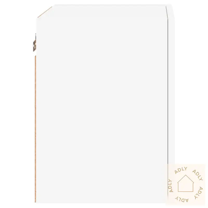 Vegghengte Tv-Benker 2 Stk Hvit 40,5X30X40 Cm Konstruert Tre