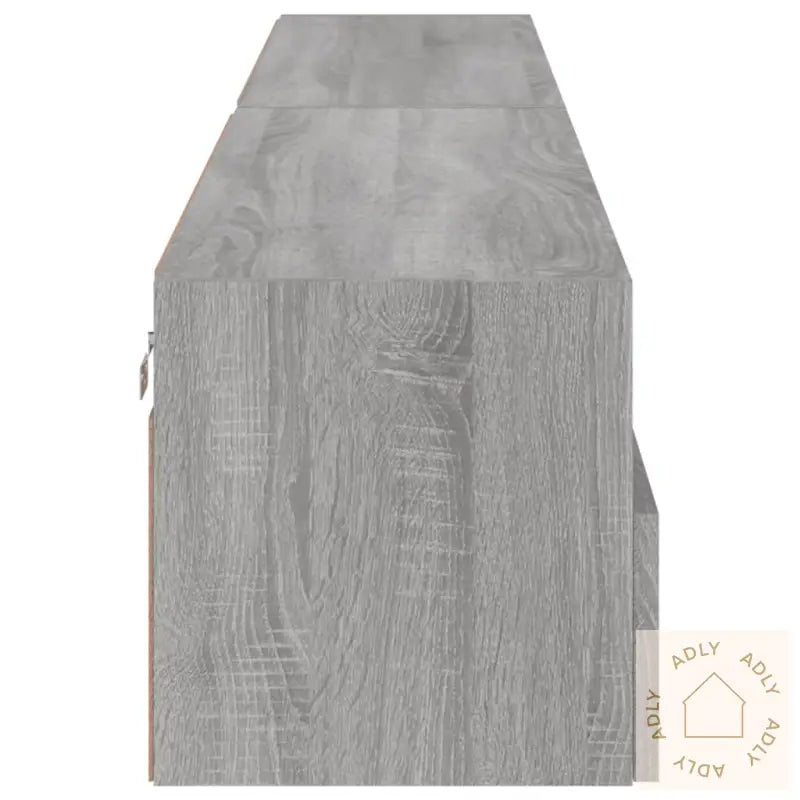 Vegghengte Tv-Benker 2Stk Grå Sonoma 100X30X30Cm Konstruert Tre