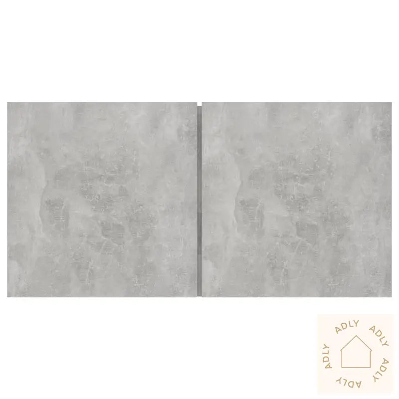 Tv-Benksett 7 Deler Betonggrå Konstruert Tre