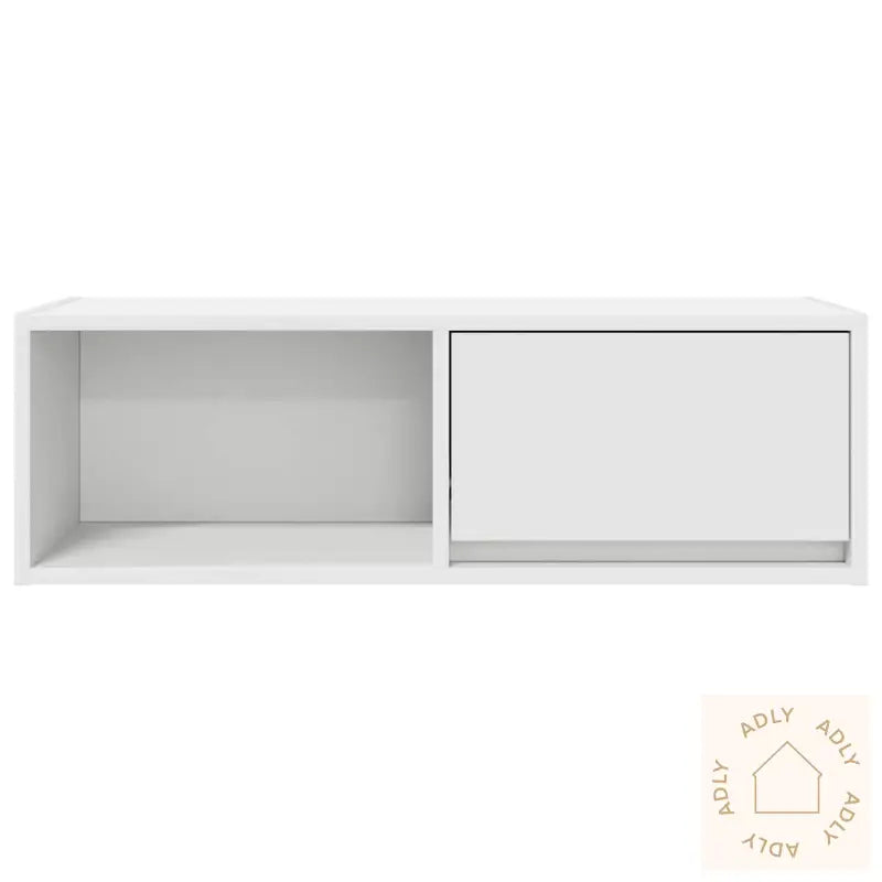 Tv-Benker 2 Stk Hvit 80X31X25,5 Cm Konstruert Tre