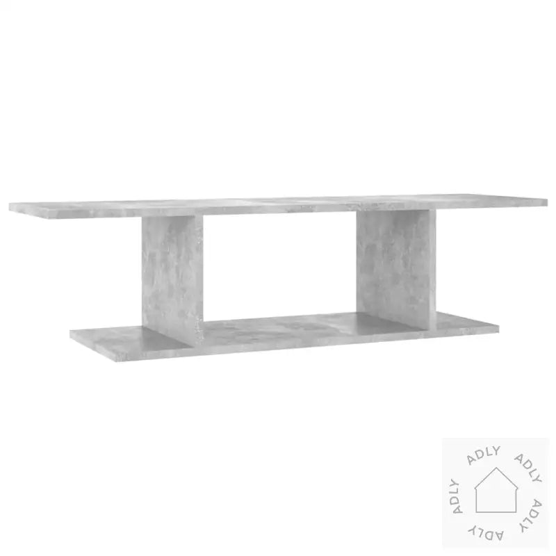 Vegghengt Tv-Benk Betonggrå 103X30X26,5 Cm