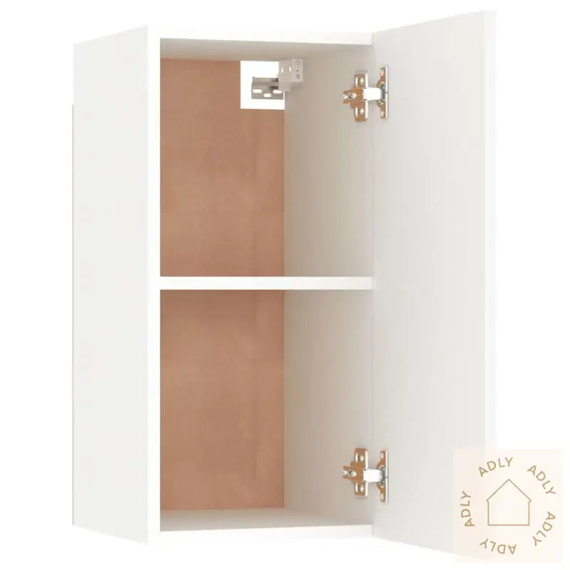 Tv-Benk 2 Stk Hvit 30,5X30X60 Cm Konstruert Tre