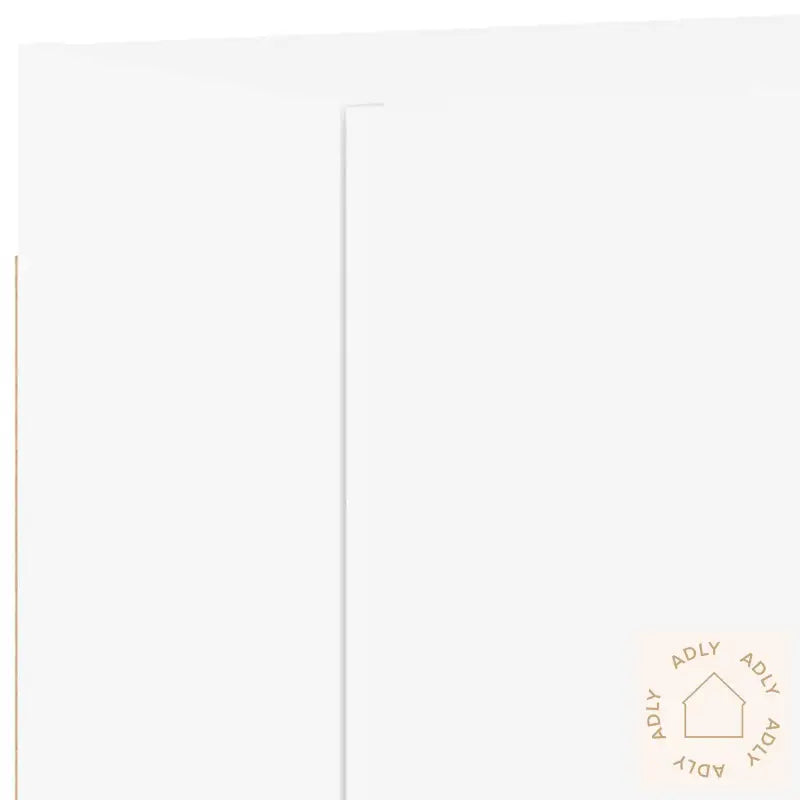 Vegghengte Tv-Benker 2 Stk Hvit 40,5X30X40 Cm Konstruert Tre