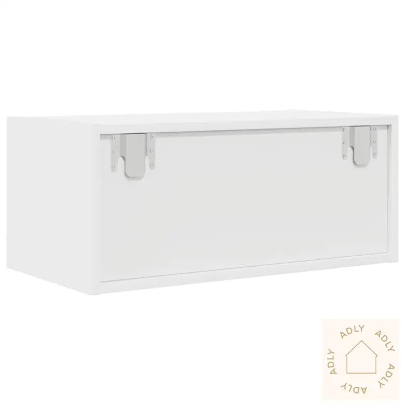 Tv-Benk Hvit 60X31X25,5 Cm Konstruert Tre