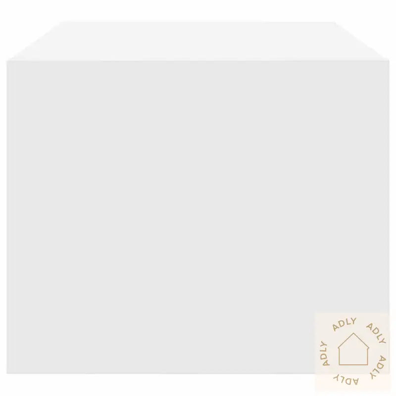 Tv-Benk Hvit 60X31X25,5 Cm Konstruert Tre