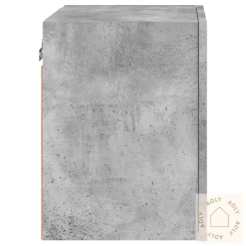 Vegghengte Tv-Benker 2 Stk Betonggrå 40,5X30X40 Konstruert Tre