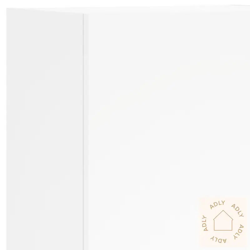 Vegghengt Tv-Benk Hvit 40,5X30X102 Cm Konstruert Tre