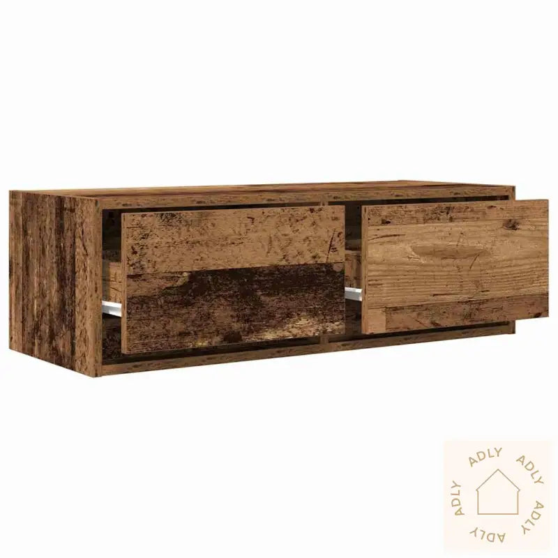 Tv-Benker 2 Stk Gammelt Tre 80X31X25,5 Cm Konstruert Tre
