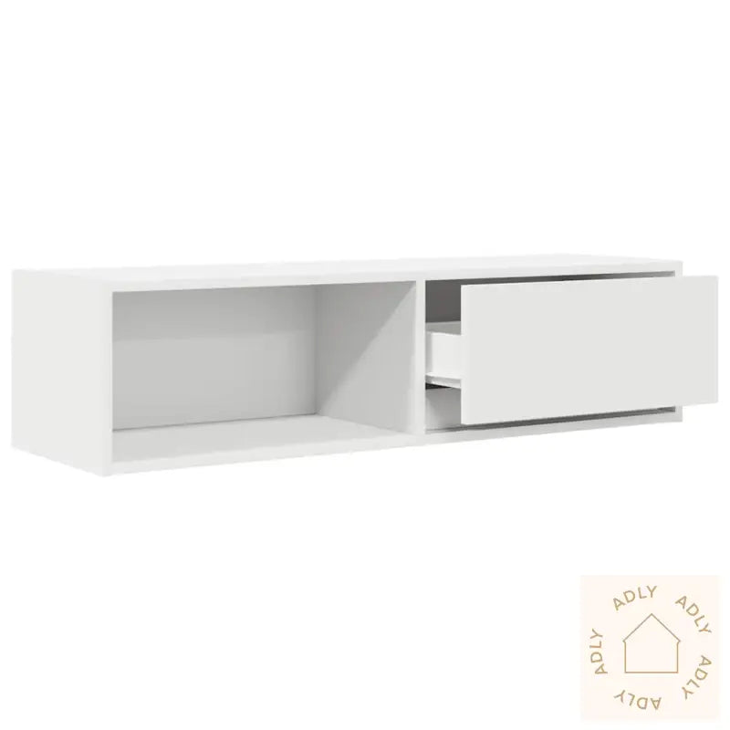 Tv-Benker 2 Stk Hvit 100X31X25,5 Cm Konstruert Tre