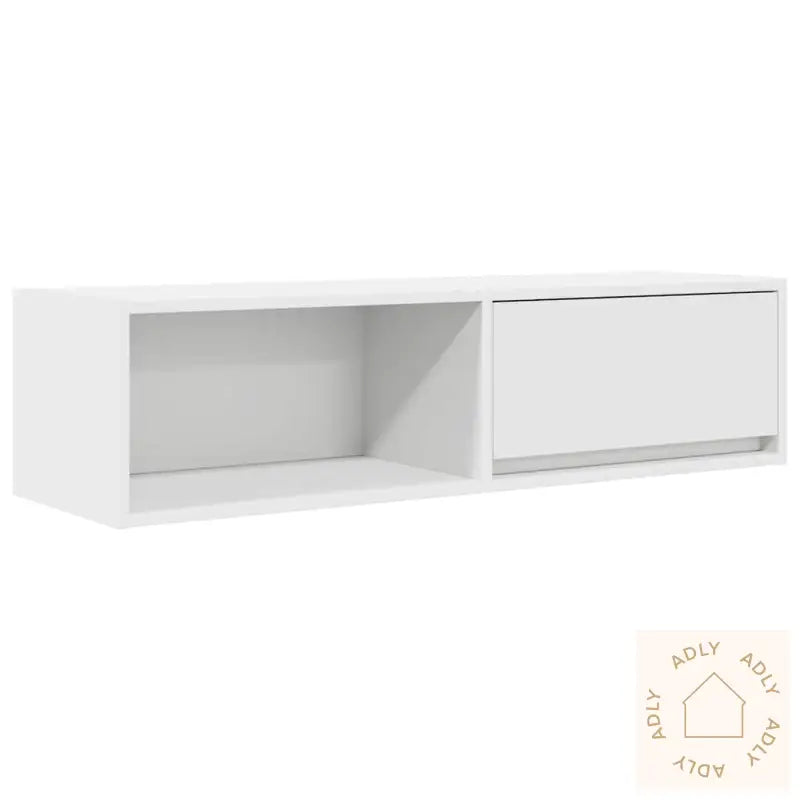 Tv-Benker 2 Stk Hvit 100X31X25,5 Cm Konstruert Tre