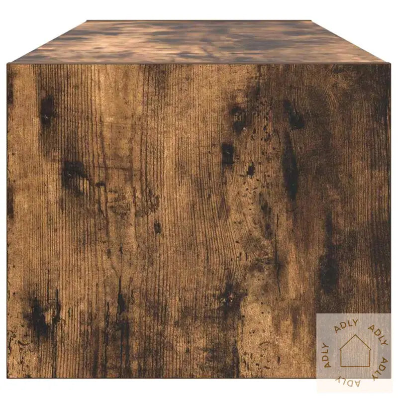 Tv-Benk Røkt Eik 100X31X25,5 Cm Konstruert Tre