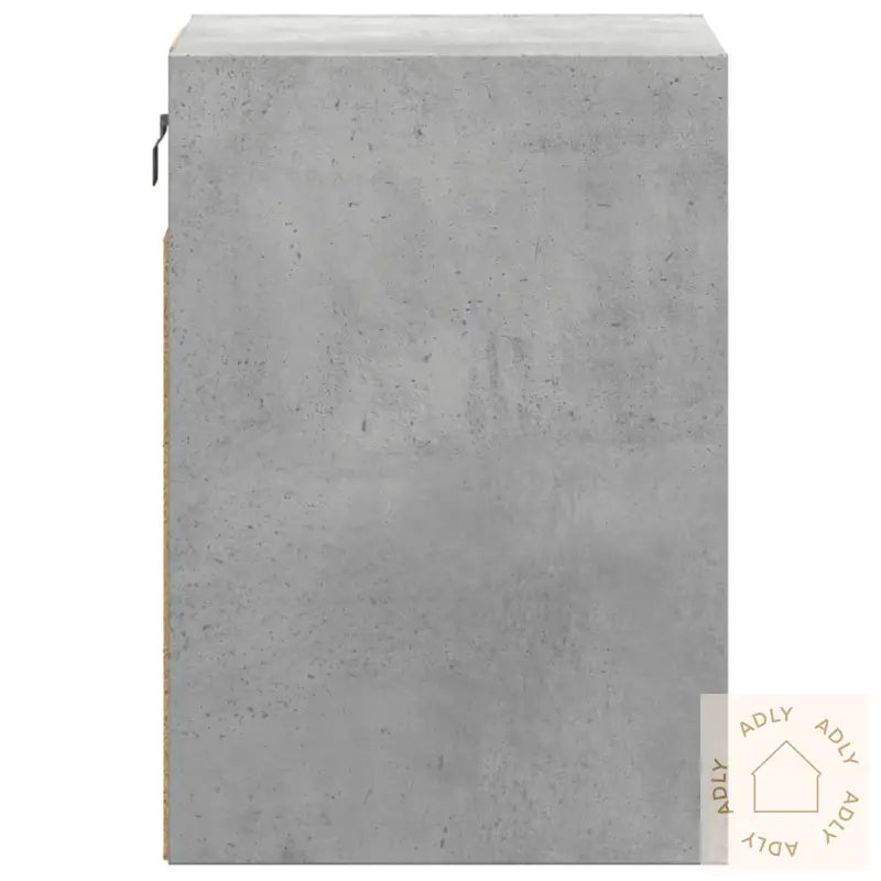 Vegghengte Tv-Benker Med Led-Lys 2 Stk Betonggrå 41X31X45 Cm