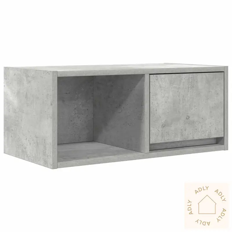 Tv-Benk Betonggrå 60X31X25,5 Cm Konstruert Tre