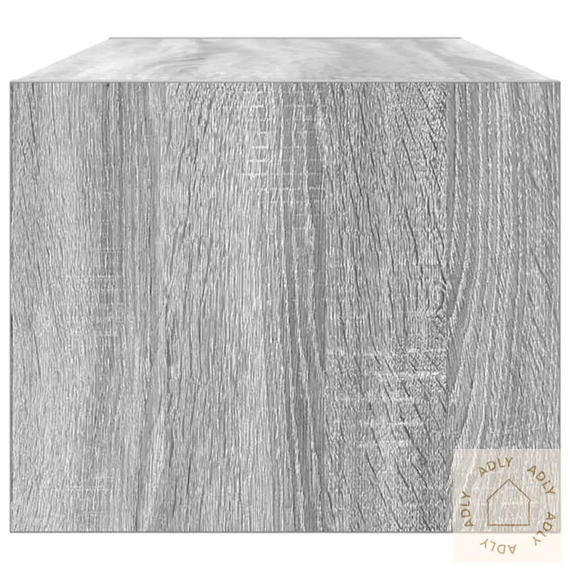 Tv-Benk Grå Sonoma 80X31X25,5 Cm Konstruert Tre